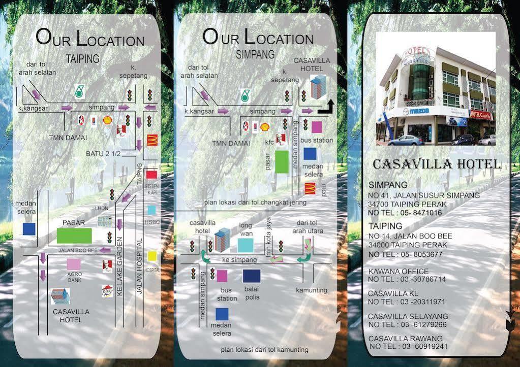 Casavilla Travellers Lodge Taiping Buitenkant foto